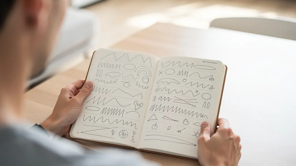 Personne consultant un calendrier de suivi pour son sevrage progressif au CBD