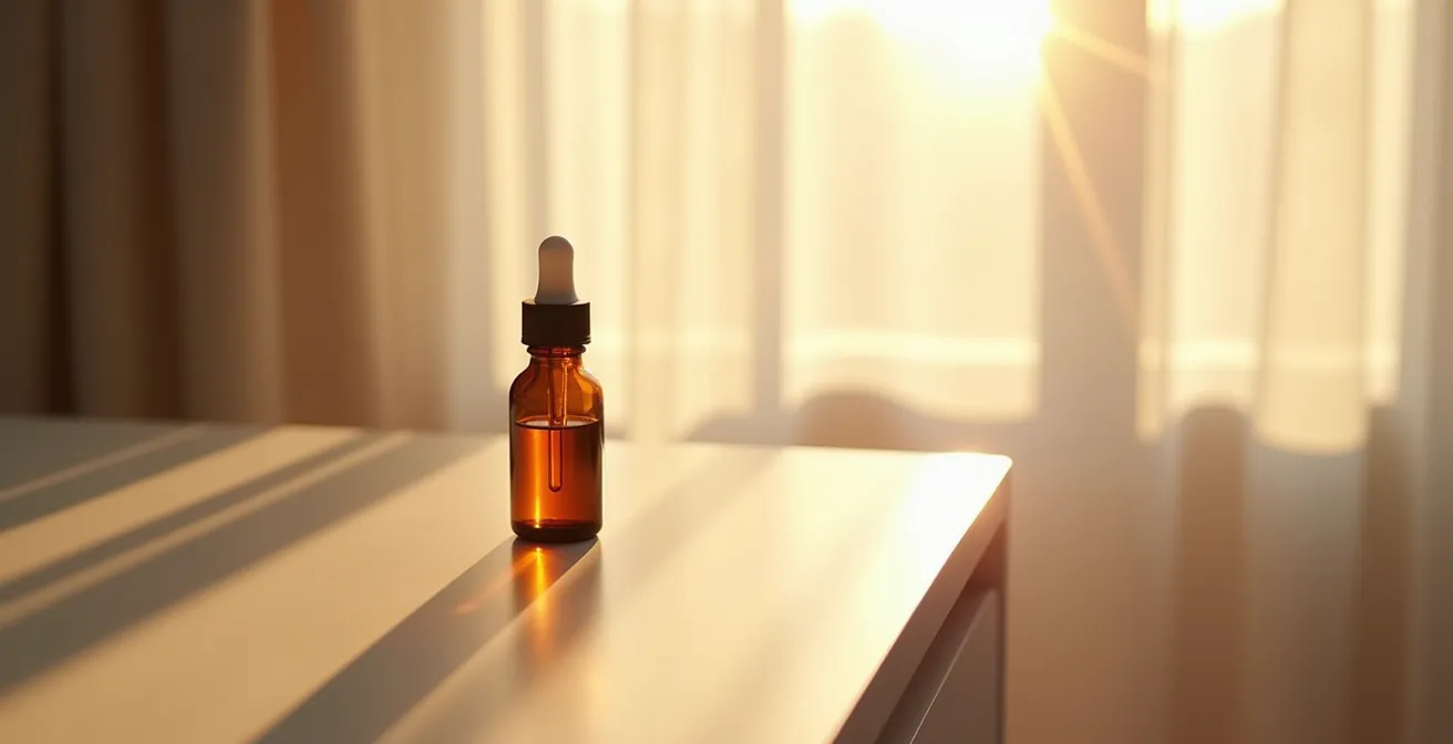 Représentation du rythme circadien et du métabolisme du CBD selon l'heure de la journée